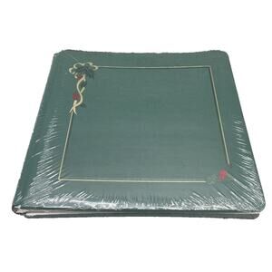 NOS Creative Memories 12x12 Green Holly Christmas Premier Holiday Album 15 Pages